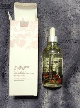 New Summer & Rose Nourishing Body Oil 4FL OZ